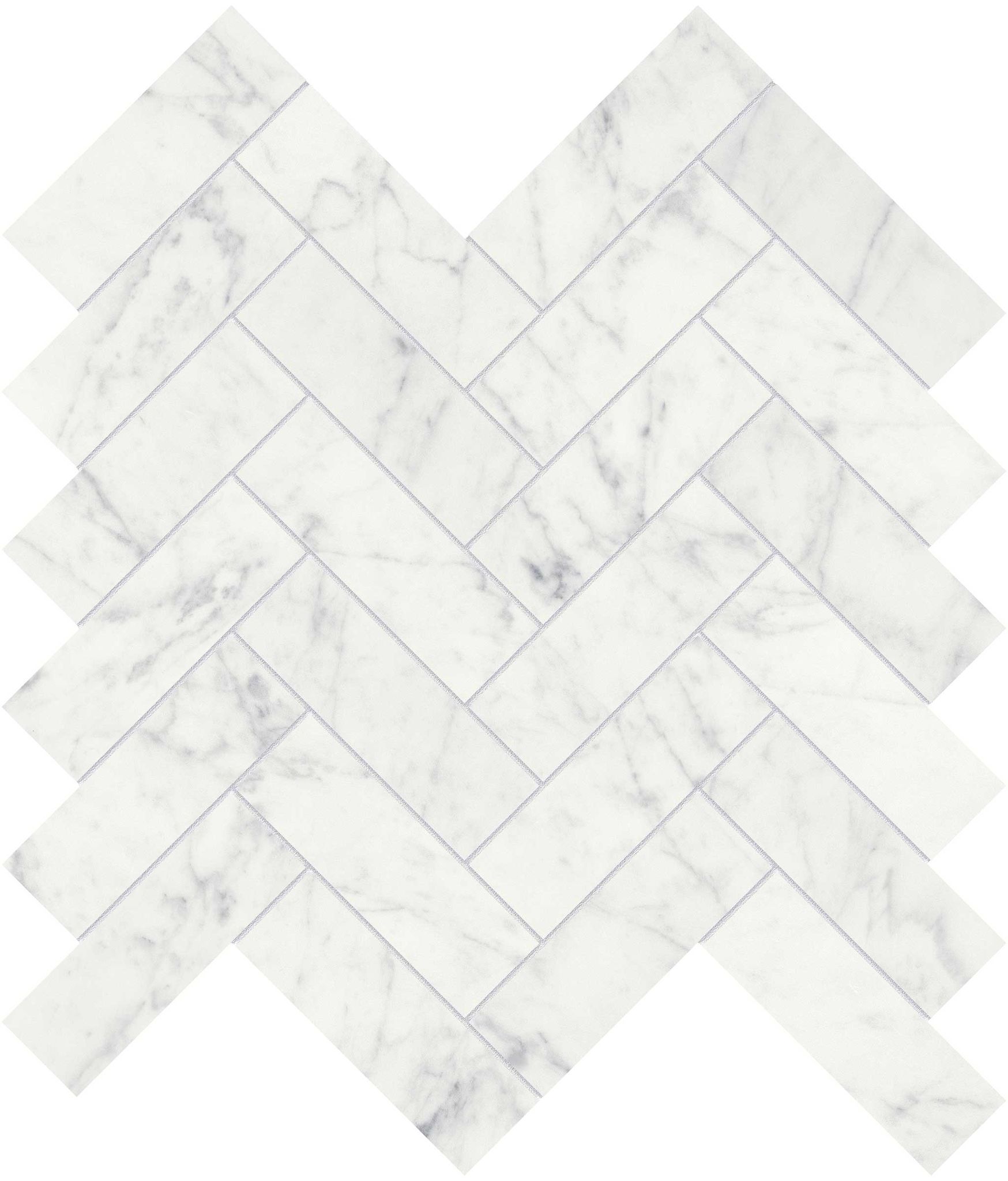 Eterna Bianco 1.25x4 Honed Herringbone Mosaic | Macar's Interiors